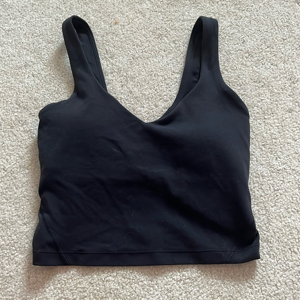 lululemon athletica Black Tank Top